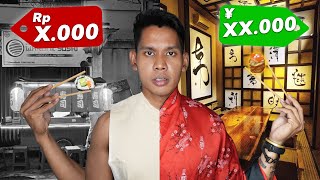 Sushi Jalanan di Jakarta VS di Jepang [upl. by Ydwor]