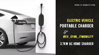 Type2 AC portable Home EV Charger for Electric Vehicle 37kw single phase IEC621962 Plug [upl. by Eirrol335]