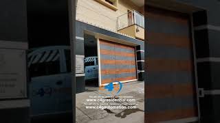 Automatic Modern Garage Gate  HPL Fundermax Design Garage Gate Automation  House Gate Designs [upl. by Ardnua450]