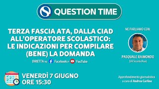 Terza fascia ATA dalla CIAD all’operatore scolastico le indicazioni per compilare la domanda [upl. by Spears322]