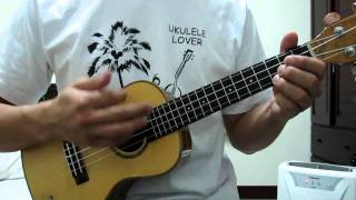 1000421Ukulele教學1Folk Rock刷法練習說明 [upl. by Gnihc229]