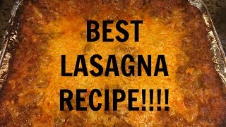 Lasagna Recipe Ground Turkey and Cheese Lasagna [upl. by Llenoj]