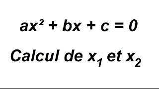 Racines dun polynôme du second degré  Partie 1 [upl. by Kariotta]