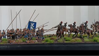 1632  The Swedish Blue Brigade 28mm Diorama [upl. by Malchy989]