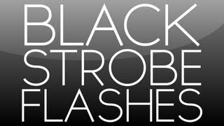 After Effects Tutorial Black Strobe Flashes [upl. by Pugh]