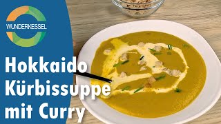 Hokkaido Kürbissuppe mit Curry  Thermomix Rezepte aus dem Wunderkessel [upl. by Fast]