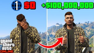 How I Made 100000000 Starting From Level 1 in GTA 5 Online  2 Hour Rags to Riches [upl. by Jezabella364]