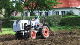 Eigenbau  Traktoren pflügen  home made tractor plowing [upl. by Haveman]