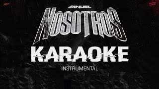 Nosotros  Anuel AA Karaoke Instrumental [upl. by Guillema30]