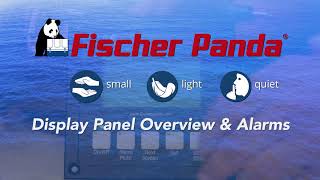 Display Panel Overview amp Alarms for a Fischer Panda Generator [upl. by Miahc501]