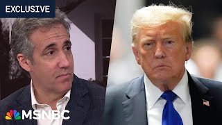 See Michael Cohens first reaction to Trumps historic guilty verdict  MSNBC Exclusive [upl. by Trub]