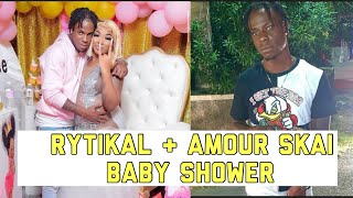 Dancehall Artist Rytikal amp Amour Skai Baby Shower🥰  Intence Ent [upl. by Eitsim]