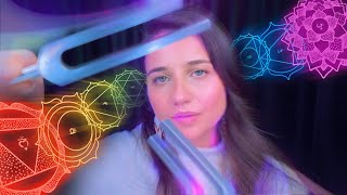 ASMR CHAKRAS Frequências e Afirmações Poderosas Sussurros para Alinhamento Sono Dormir e Relaxar [upl. by Sherie]