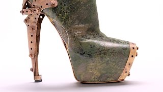 The Museum of Savage Beauty The Titanic shoe [upl. by Ttehc]