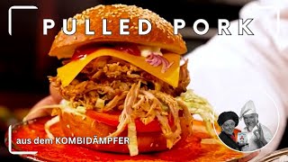 Pulled Pork Burger aus dem Kombidämpfer [upl. by Ruhtra]