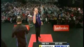 Raymond van Barneveld  All Five 9  Dart Finishes [upl. by Maidy]