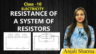 Resistors in Series and parallel Class 10RESISTANCE OF A SYSTEM OF RESISTORS Electricity class 10 [upl. by Stuart697]