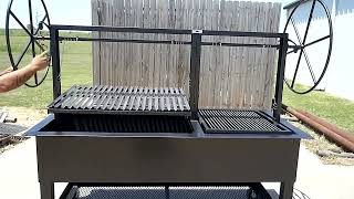 Split Commercial Santa Maria Grill for a Food Truck [upl. by Griggs63]