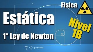 Estática Ejercicios Resueltos Nivel 1B  Primera Ley de Newton [upl. by Ardnaeed]