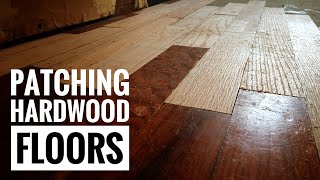 How To Patch Hardwood Floors [upl. by Ynnob]