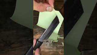 Satisfying Sharpness fyp knife knifesharpening satisfying [upl. by Wetzel191]