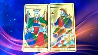 LA JUSTICIA y TODOS los ARCANOS MAYORESCOMBINACIONES TAROT [upl. by Assirok]