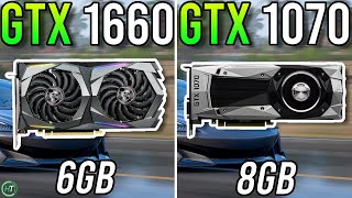 GTX 1660 6GB vs GTX 1070 8GB  Tested in 2023 [upl. by Hseyaj813]