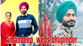 Amandeep Kaur Bhupinder Singh Wedding Ceremony Live [upl. by Xonnel]