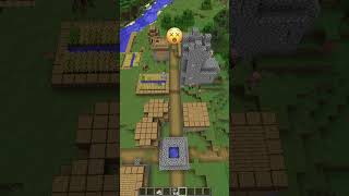 No Way Everyone was Scared in Minecraft Village shorts meme memes [upl. by Emmott]