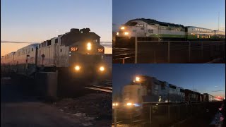 F59 Evening Railfanning at Burloak [upl. by Arrio]