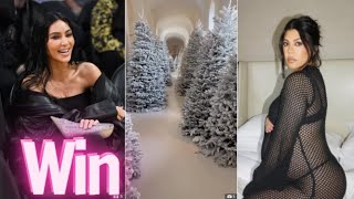 Kim Kardashian went big with 15 giant Christmas trees in a decoration battle with sister Kourtney [upl. by Nordin]