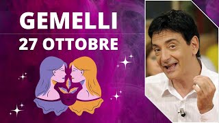 Gemelli ♊️ LOroscopo di Paolo Fox  27 Ottobre 2024  Combina piacevole sport più relax [upl. by Aggri]