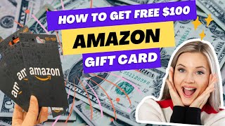 Amazon Gift Card Codes 2024  100 Amazon Free Gift Card Redeem [upl. by Grote]