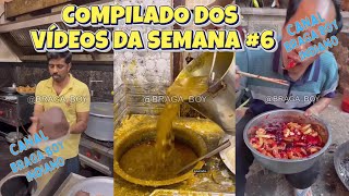 COMPILADO DOS VÍDEOS DA SEMANA 6 COMIDAS INDIANAS [upl. by Furmark]