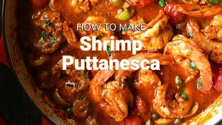 Easy Shrimp Puttanesca Recipe [upl. by Eriuqs]