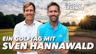 Mit ein bisschen Training könnte Sven Hannwald GolfProfi werden  Gut Golf [upl. by Ahseei]