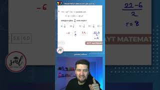 🔄 Parabolün Simetrik Büyüsü  AYT Matematik Sorusu Çözümü 📐 matematik tyt ayt yks smlhoca [upl. by Zetana452]