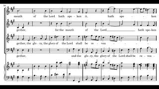 Händel Messiah  4 And the glory of the Lord  Gardiner [upl. by Atirhs]