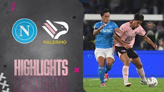 NapoliPalermo 50  HIGHLIGHTS  Sedicesimi di finale Coppa Italia Frecciarossa 2425 [upl. by Amiel]