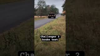 Challenger 2 tank brake test [upl. by Dermot]