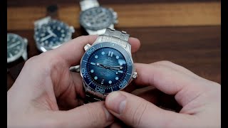 Omega Seamaster Diver 300M Summer Blue  WatchReviewBlogcom [upl. by Drummond]