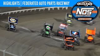 World of Outlaws NOS Energy Drink Sprint Cars  I55 Raceway  April 14 2023  HIGHLIGHTS [upl. by Airdnekal]