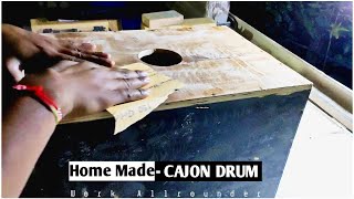 How To Make Cajon Drum Box At Home 🪛Home Made Cajon🪚 How To Make Cajon Box🔨Work Allrounder [upl. by Thayne]