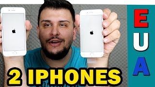 CHEGOU 2 iPhones dos EUA e VEJA COMO VEIO Melhor que Aliexpress [upl. by Starla736]