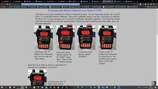 YAESU FT70D k7rea info  Use DGID To access Repeater Rooms [upl. by Ohnuj]