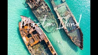 Tangalooma Island Resort Ship Wrecks Drone Tour Moreton Island Queensland Australia [upl. by Aivan]