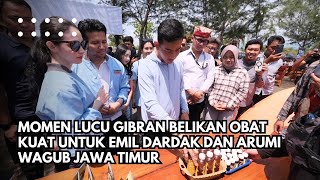 MOMEN LUCU‼️GIBRAN BELIKAN OBAT KUAT UNTUK EMIL DARDAK DAN ARUMI‼️WAGUB JAWA TIMUR [upl. by Doak]