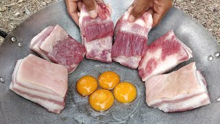 Simple Cooking Crispy Pork Belly Recipe  Kdeb Cooking [upl. by Onilatac]