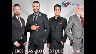 karaoke concierto guaco eres mas  lo eres todo  pideme  by castor karaoke show [upl. by Irbua176]