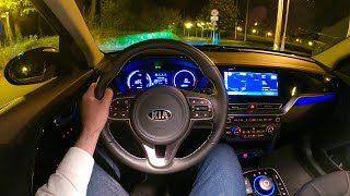 KIA eNiro 2021  NIGHT POV test drive amp FULL REVIEW [upl. by Ailemap262]